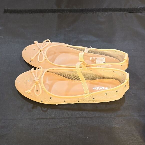 BRAND NEW TOP MODA MARY JANE STYLE WOMEN'S FLAT - Picture 6 of 16